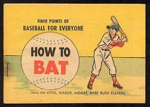 1965 Booklet How to Bat